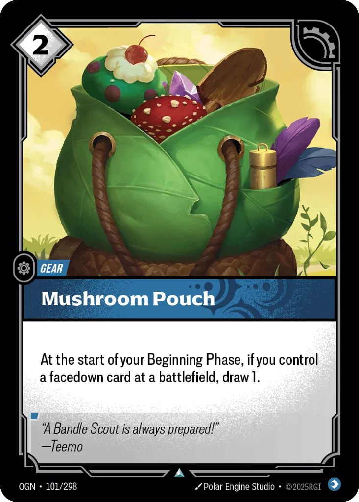 Mushroom Pouch · Origins