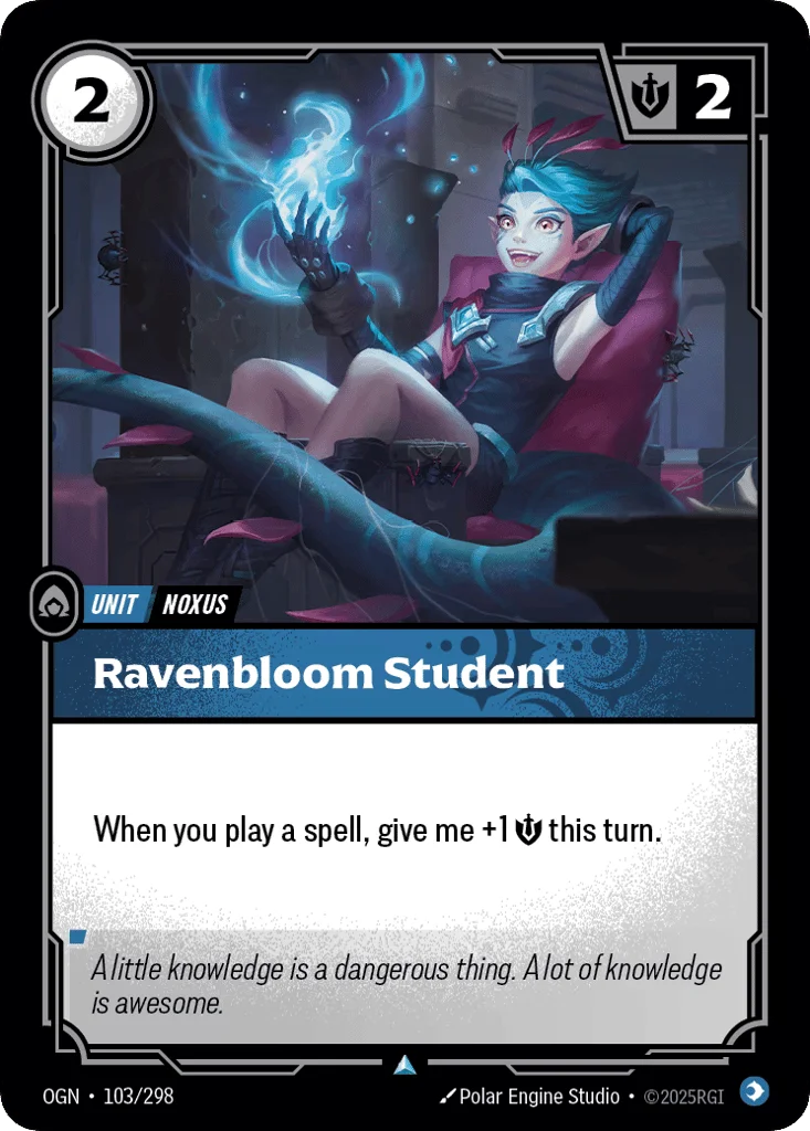 Ravenbloom Student · Origins