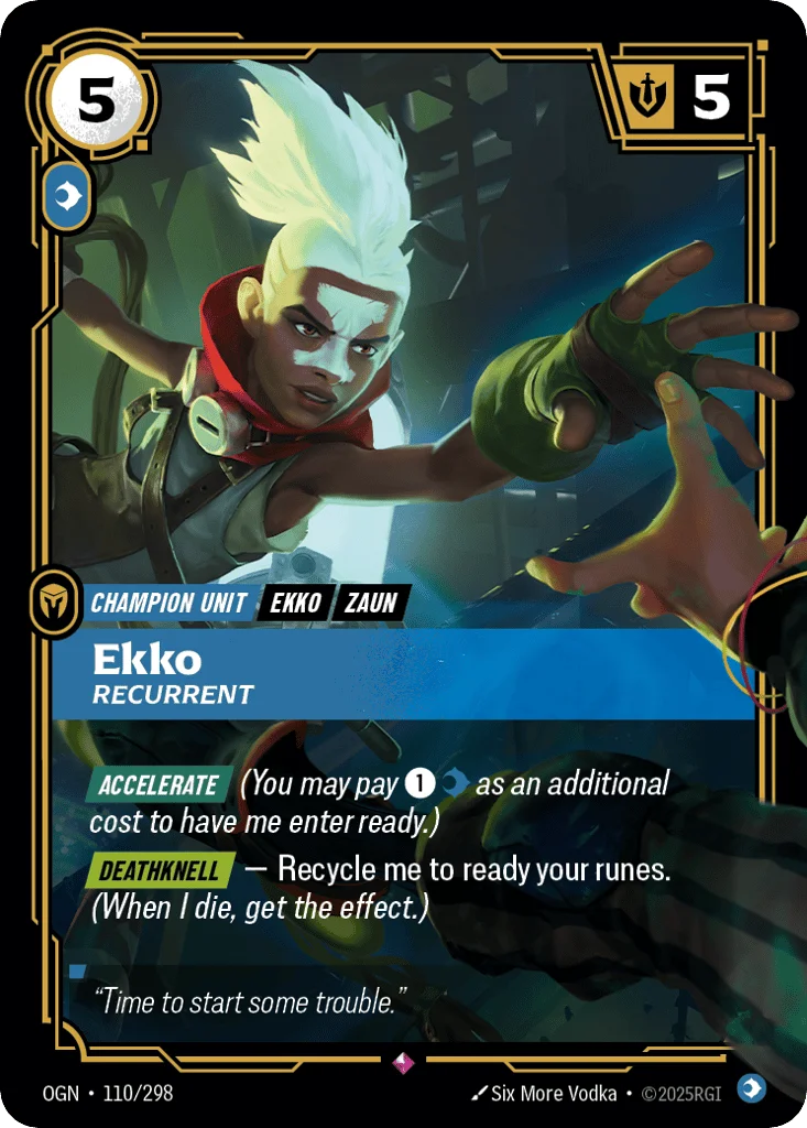 Ekko, Recurrent · Origins