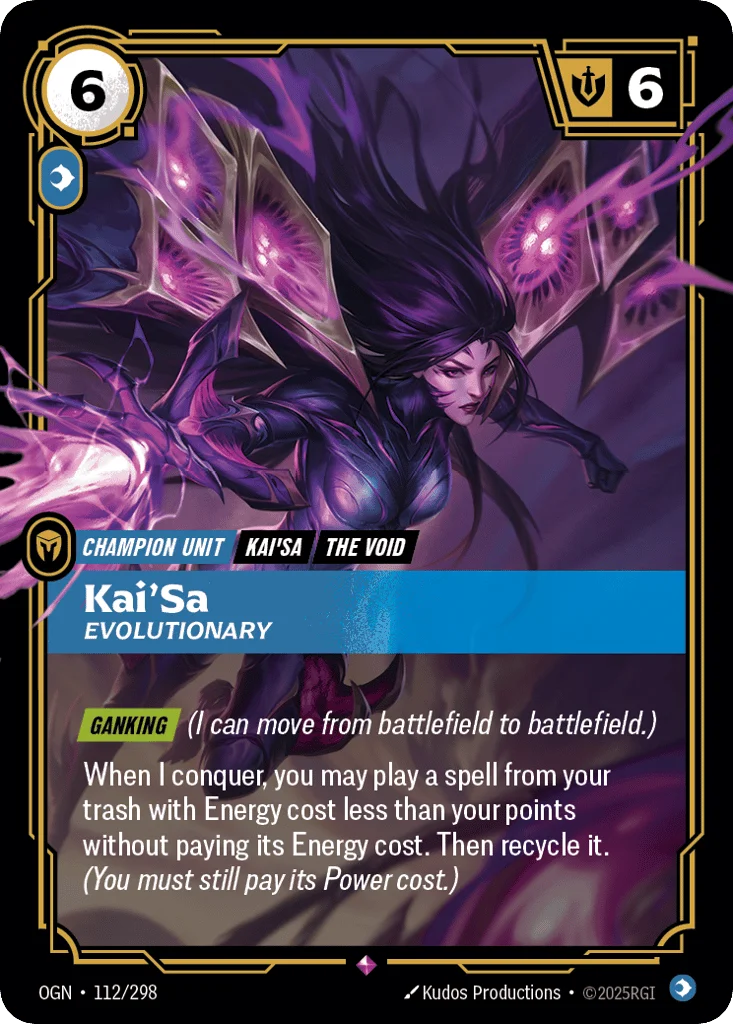 Kai'sa, Evolutionary · Origins