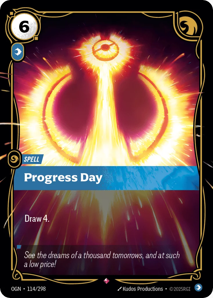 Progress Day · Origins