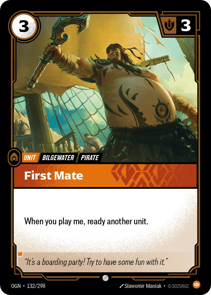 First Mate · Origins