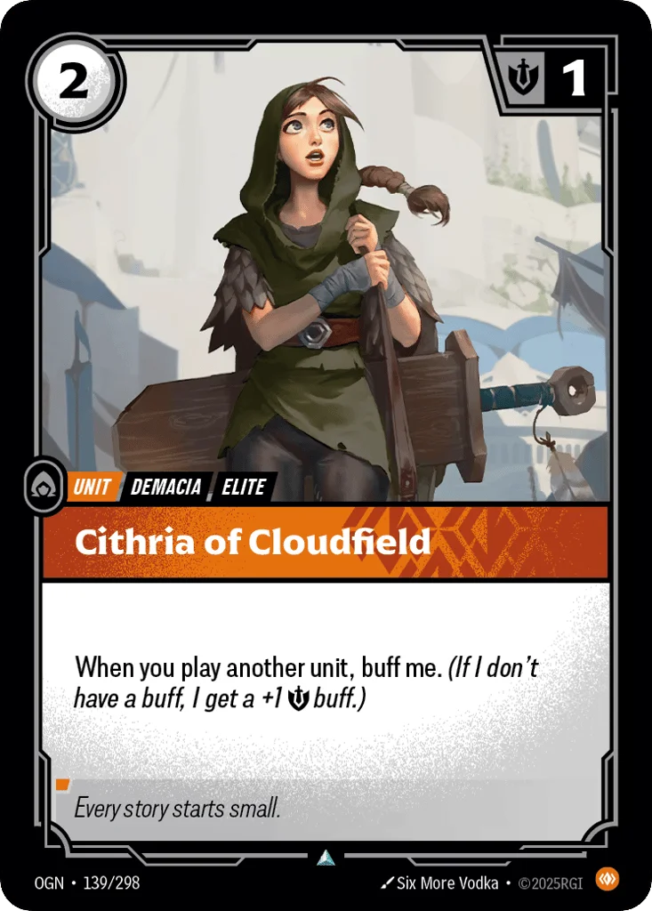 Cithria Of Cloudfield · Origins