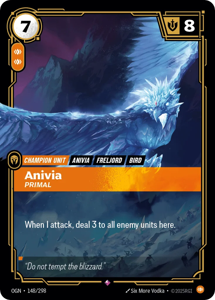 Anivia, Primal · Origins