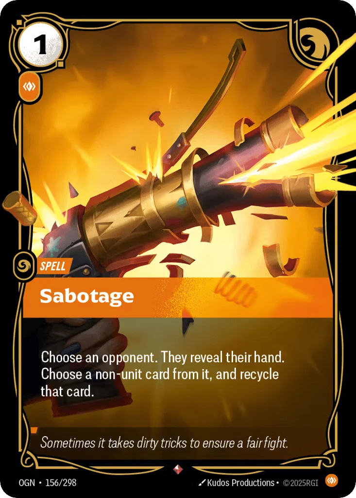 Sabotage · Origins
