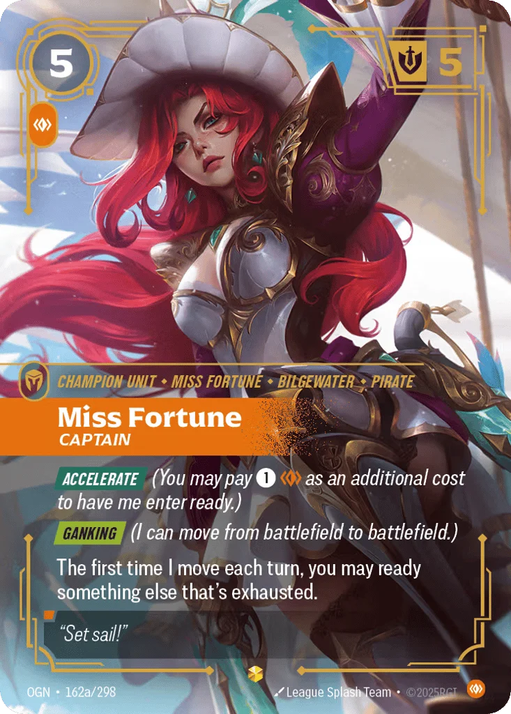 Miss Fortune, Captain · Origins