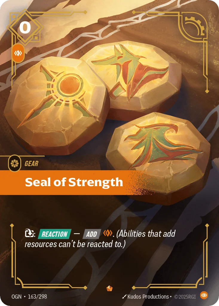Seal Of Strength · Origins