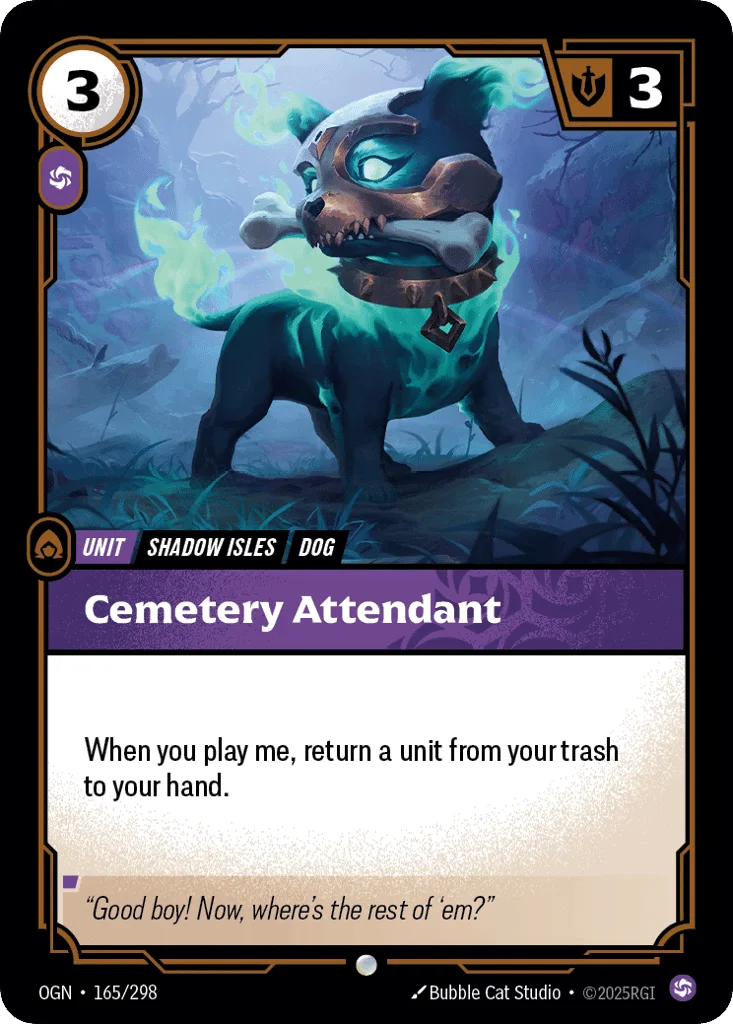Cemetery Attendant · Origins