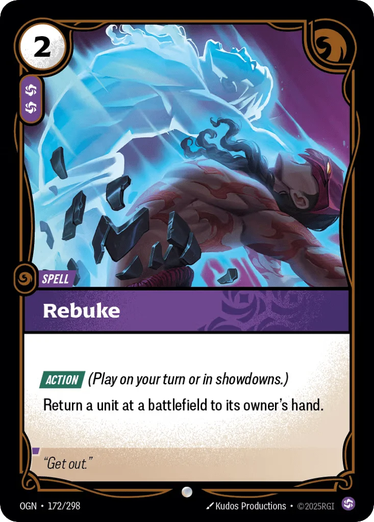 Rebuke · Origins