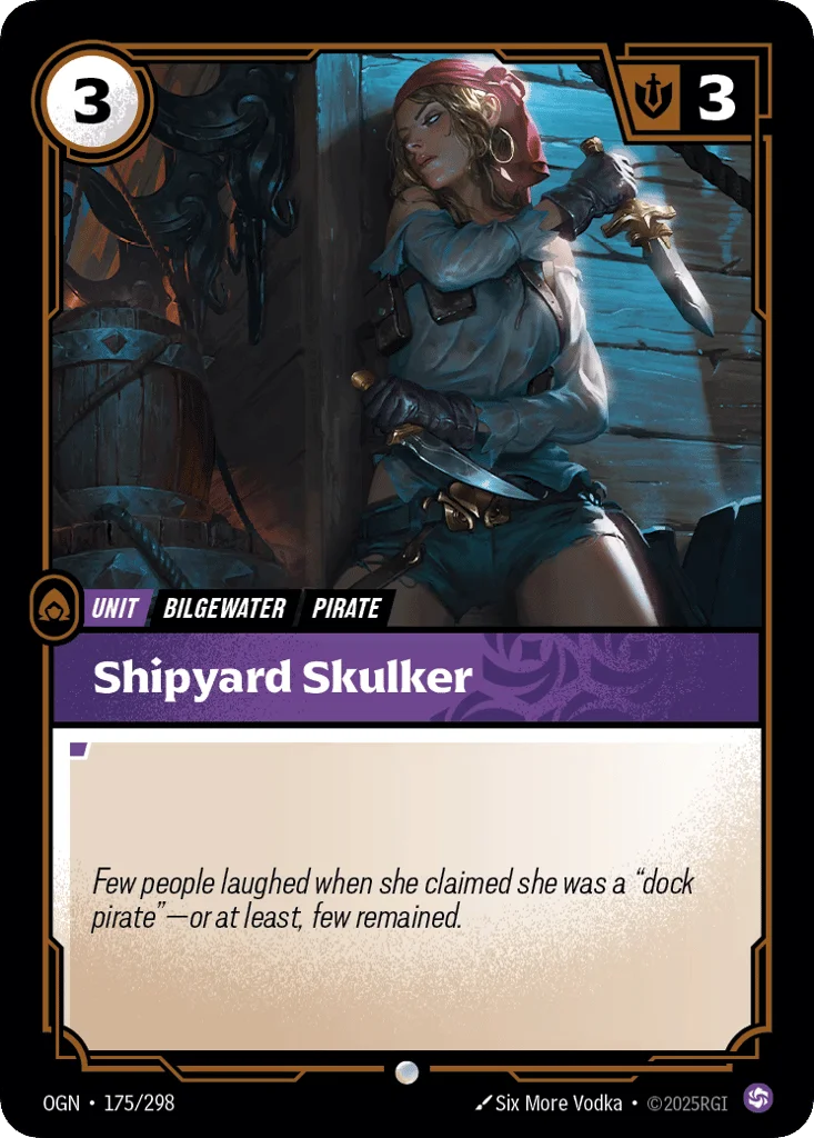 Shipyard Skulker · Origins