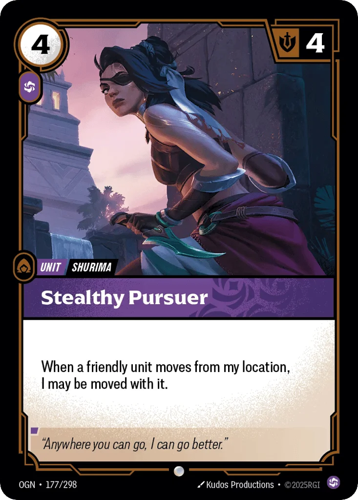 Stealthy Pursuer · Origins