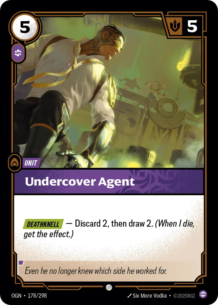 Undercover Agent · Origins