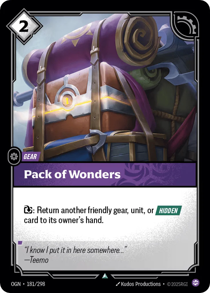 Pack Of Wonders · Origins