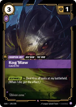 Kog'maw, Caustic