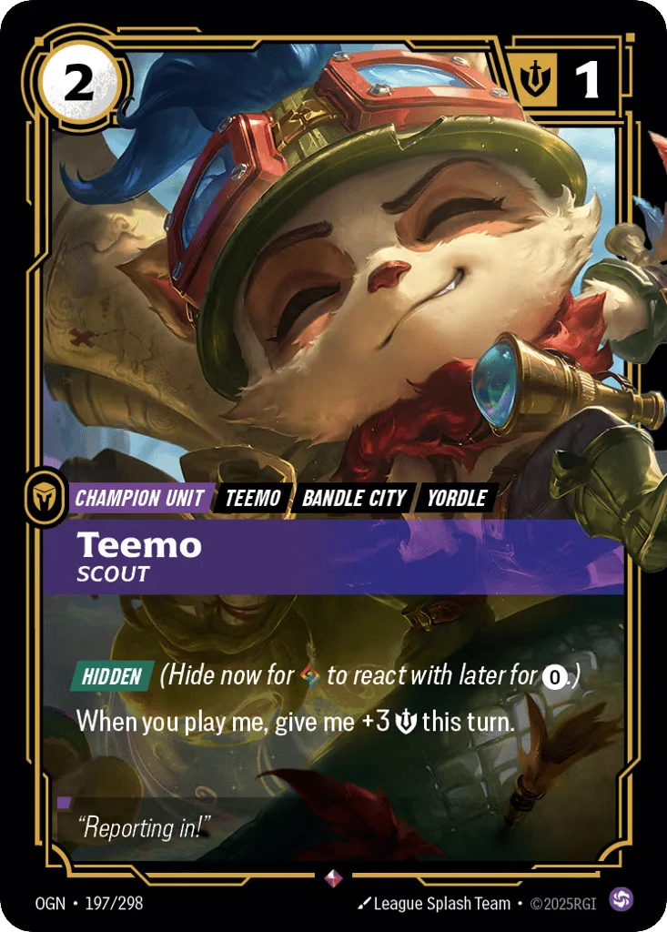 Teemo, Scout · Origins