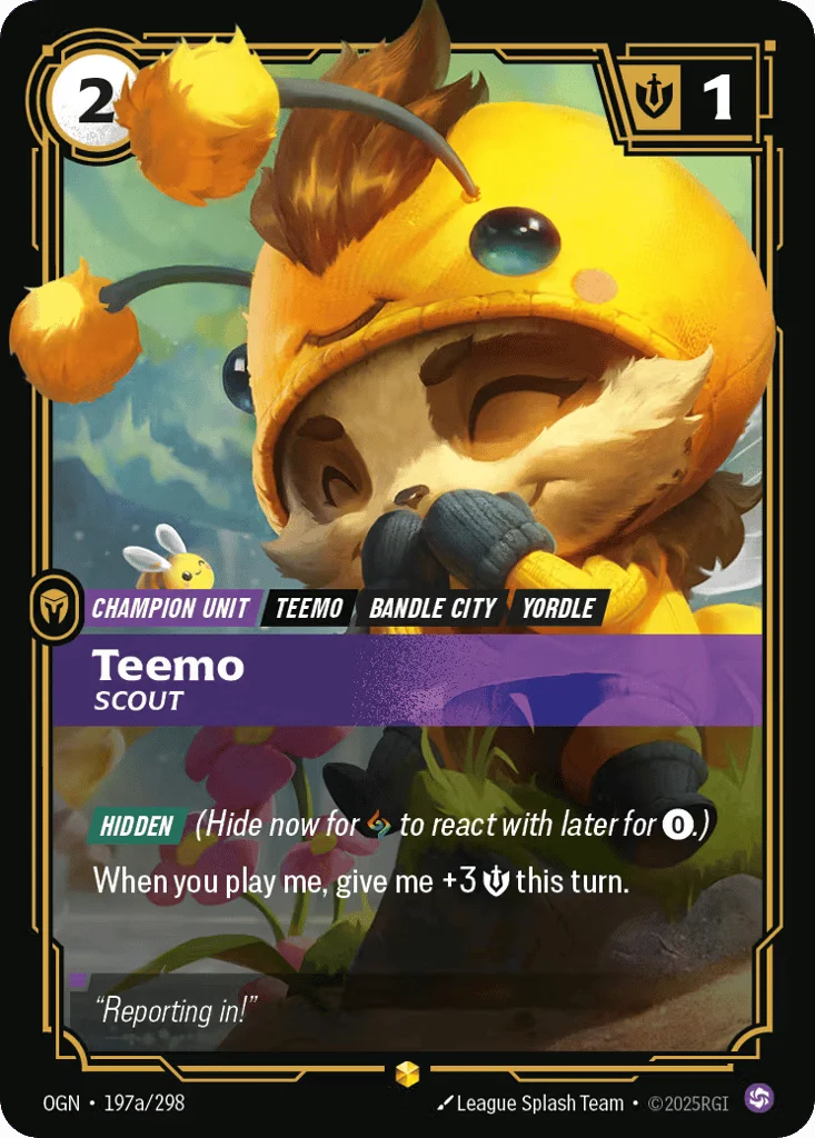 Teemo, Scout · Origins