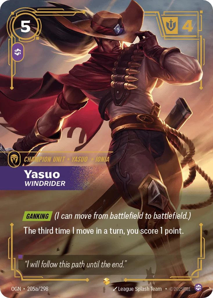 Yasuo, Windrider · Origins