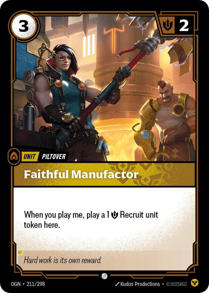 Faithful Manufactor · Origins