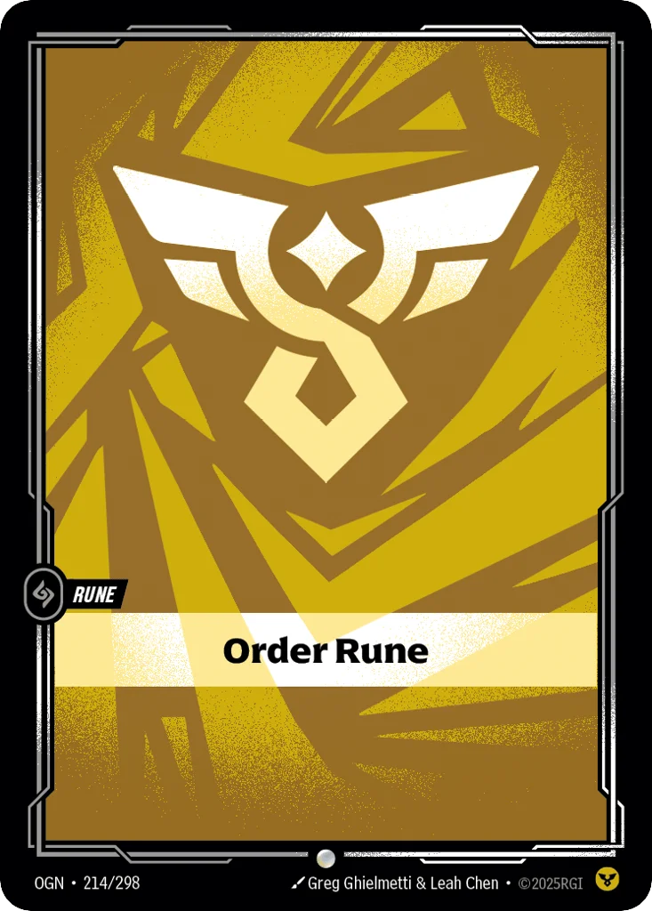 Order Rune · Origins