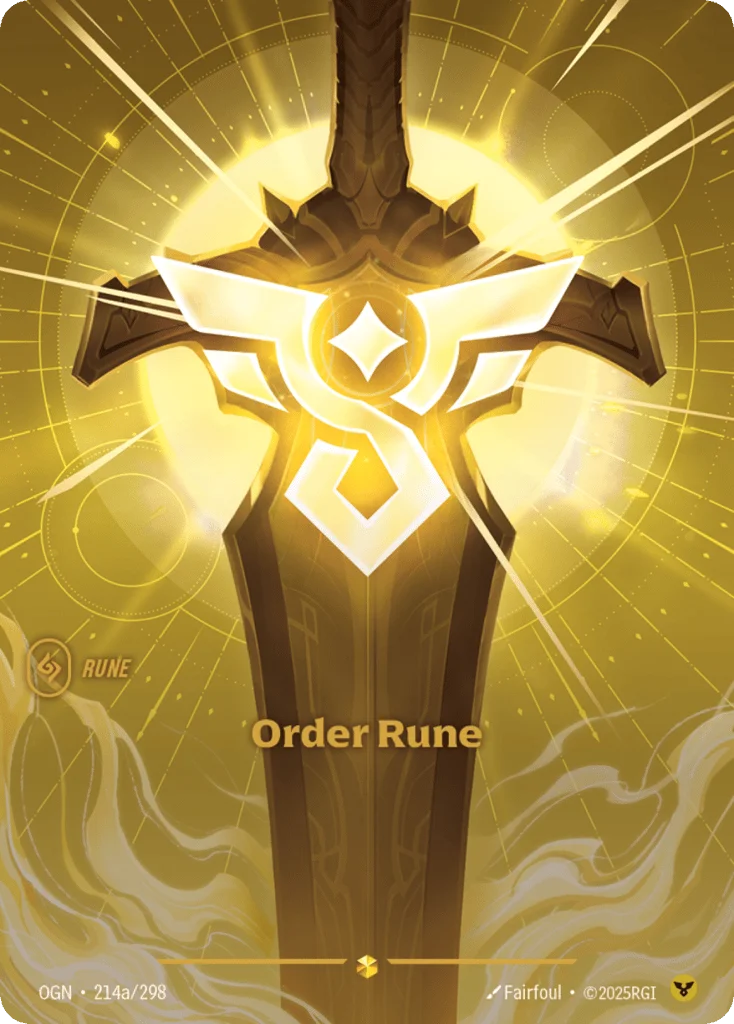 Order Rune · Origins