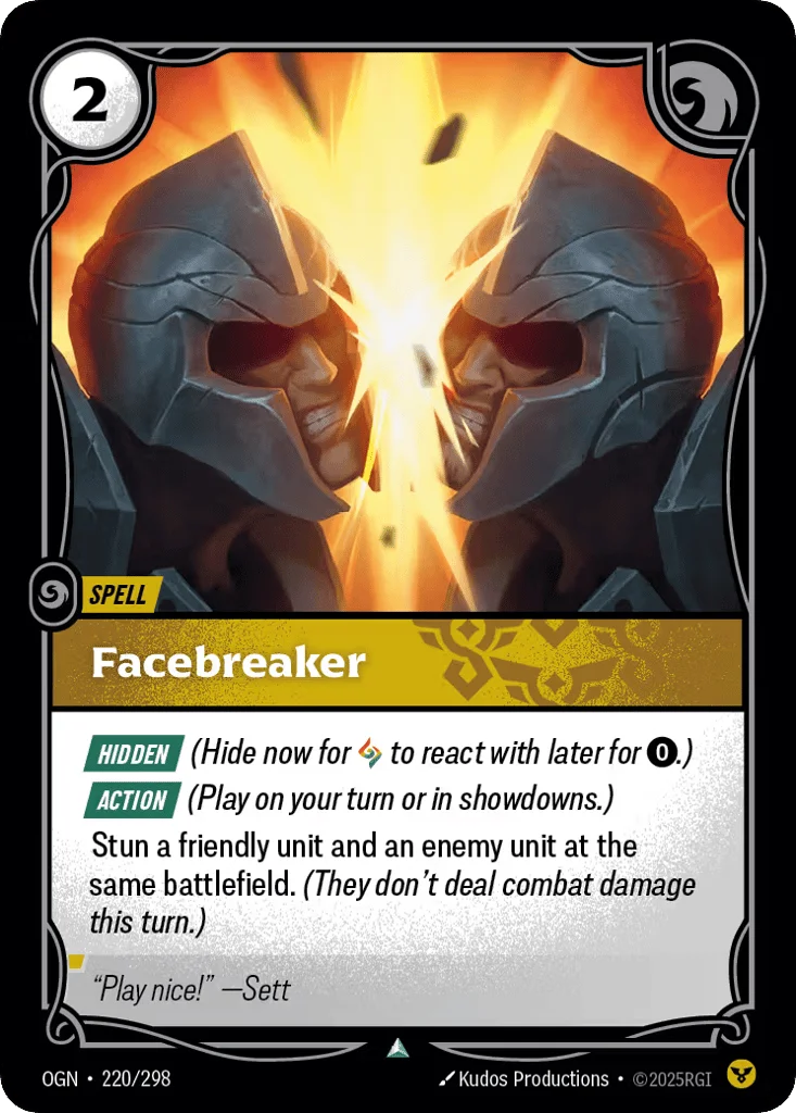Facebreaker · Origins
