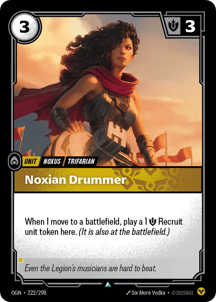 Noxian Drummer · Origins