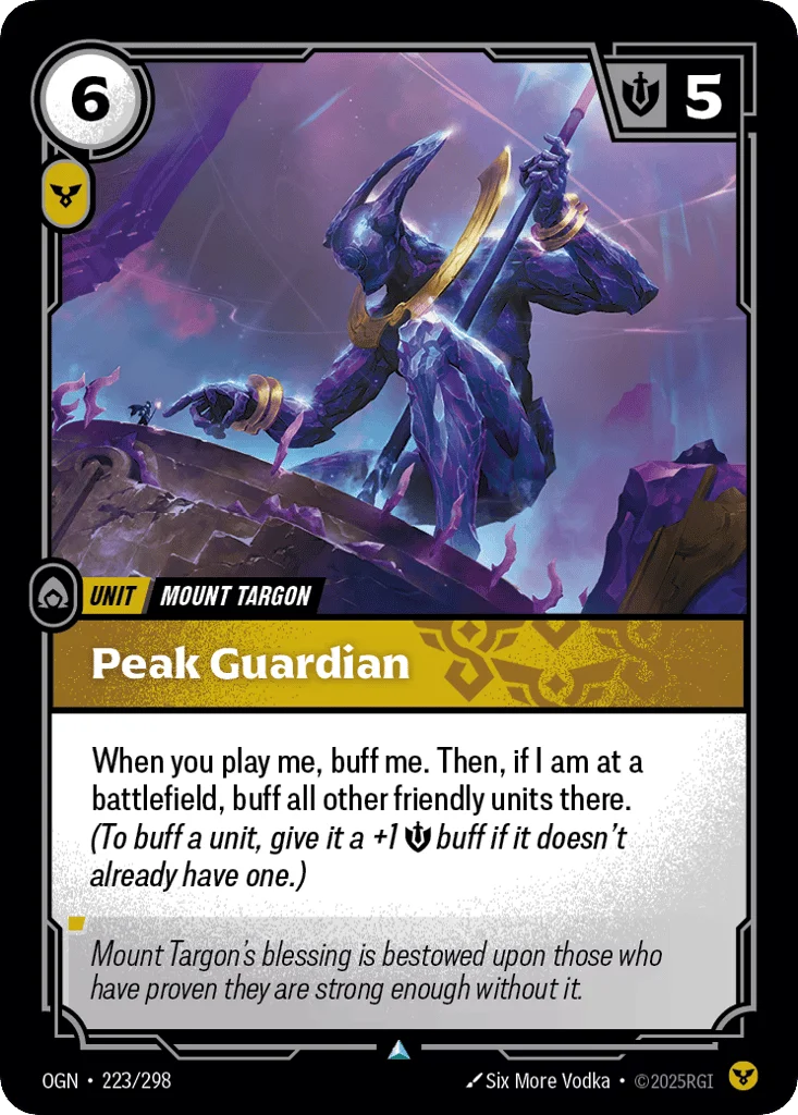 Peak Guardian · Origins