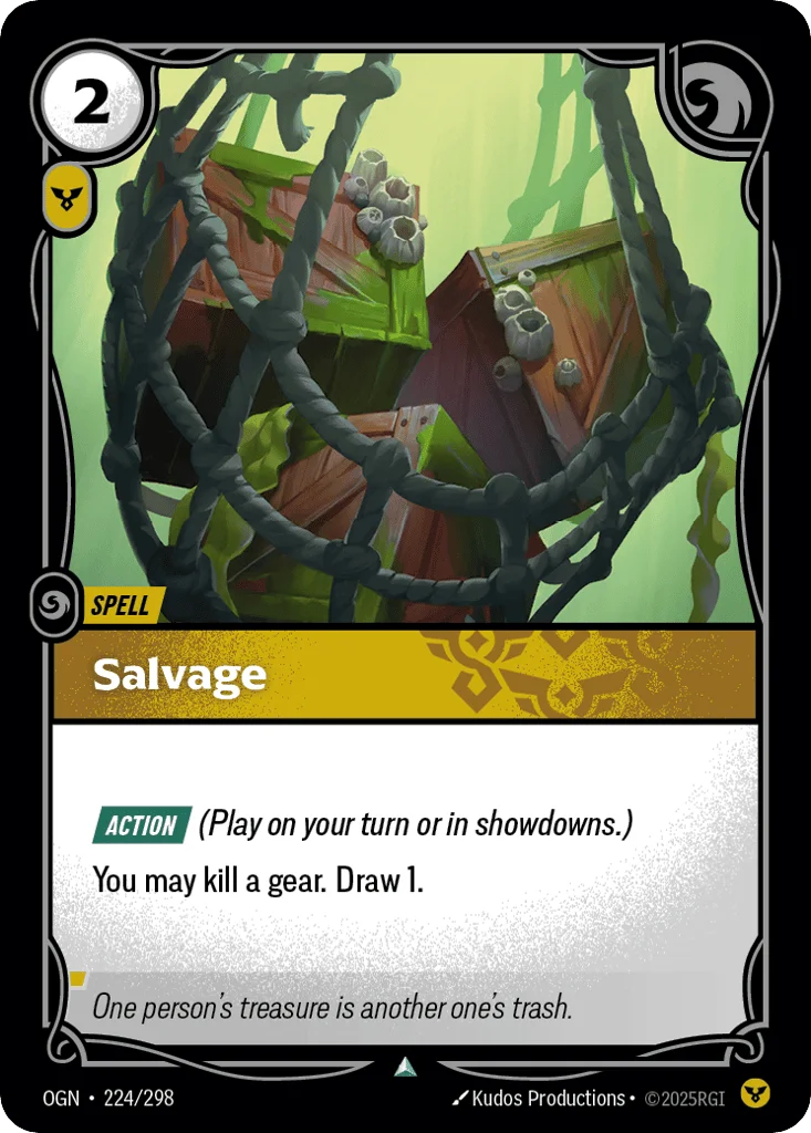 Salvage · Origins