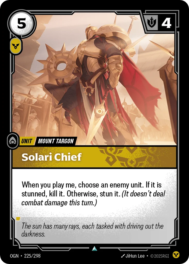 Solari Chief · Origins