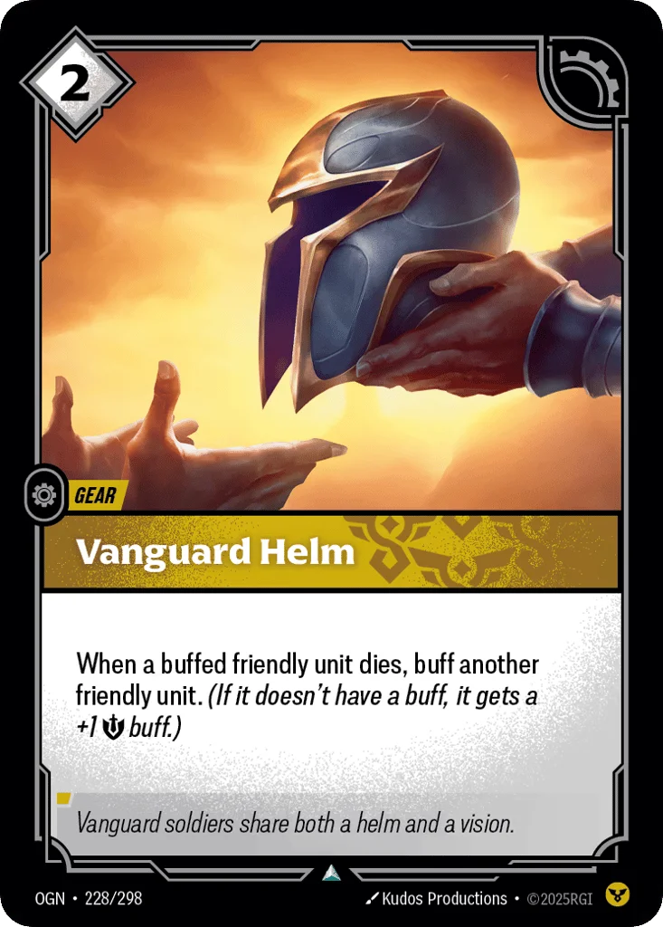 Vanguard Helm · Origins