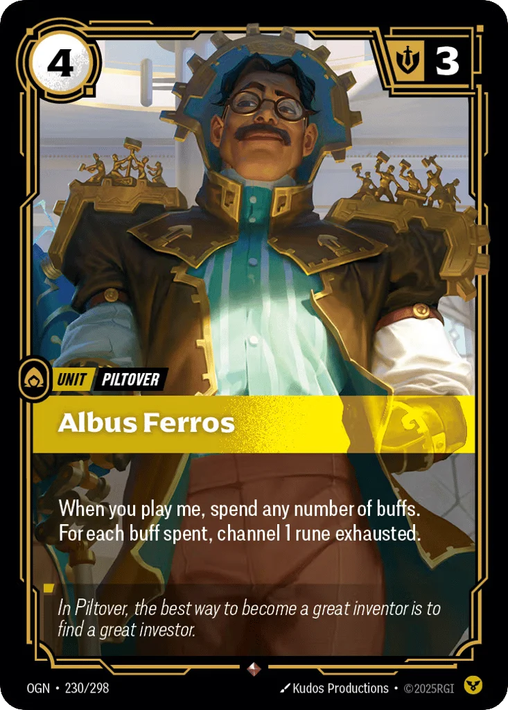 Albus Ferros · Origins