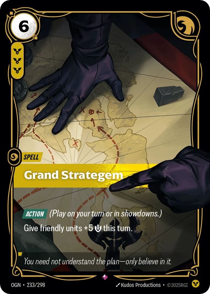 Grand Strategem · Origins