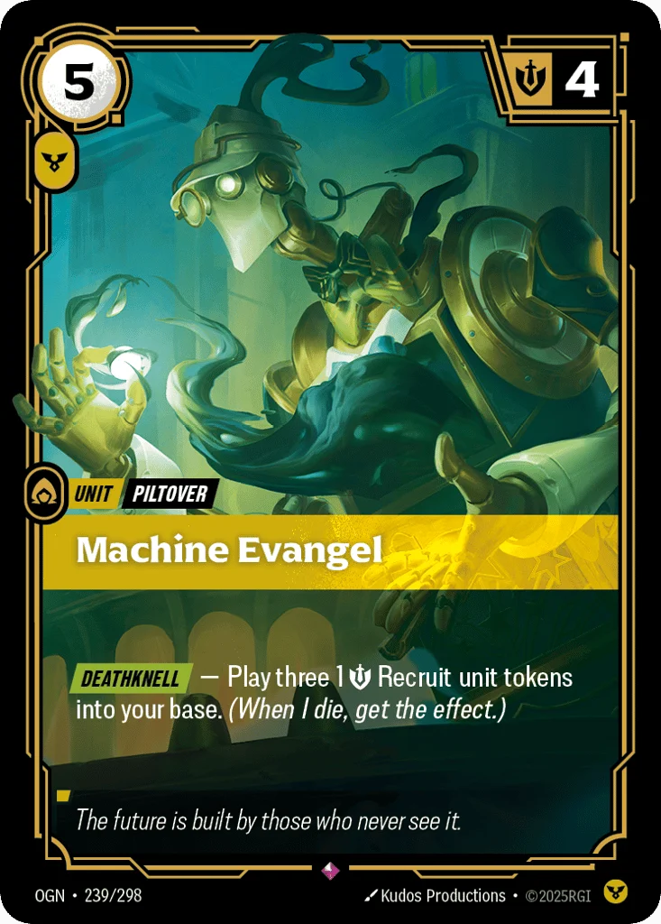 Machine Evangel · Origins