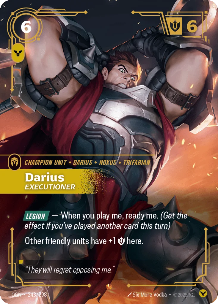 Darius, Executioner · Origins