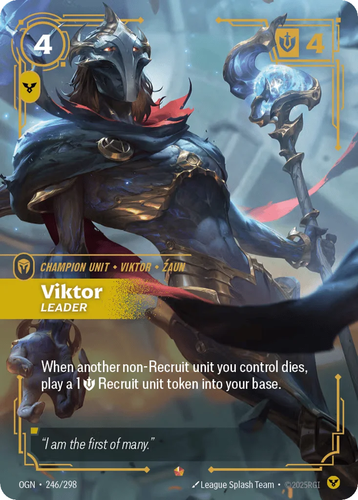 Viktor, Leader · Origins