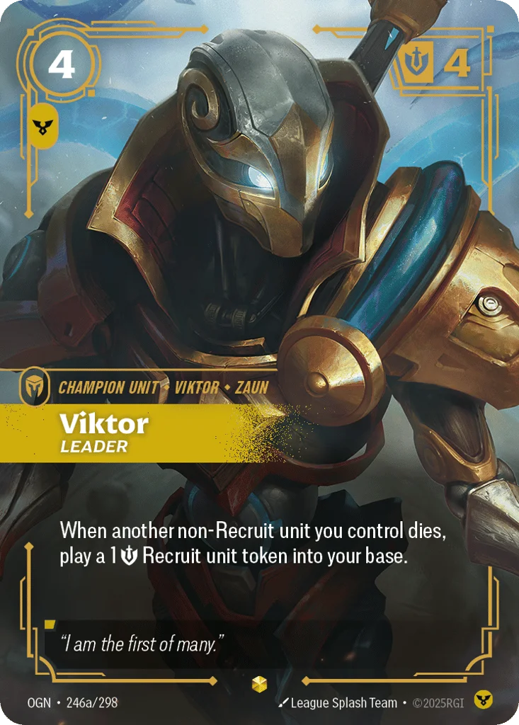 Viktor, Leader · Origins