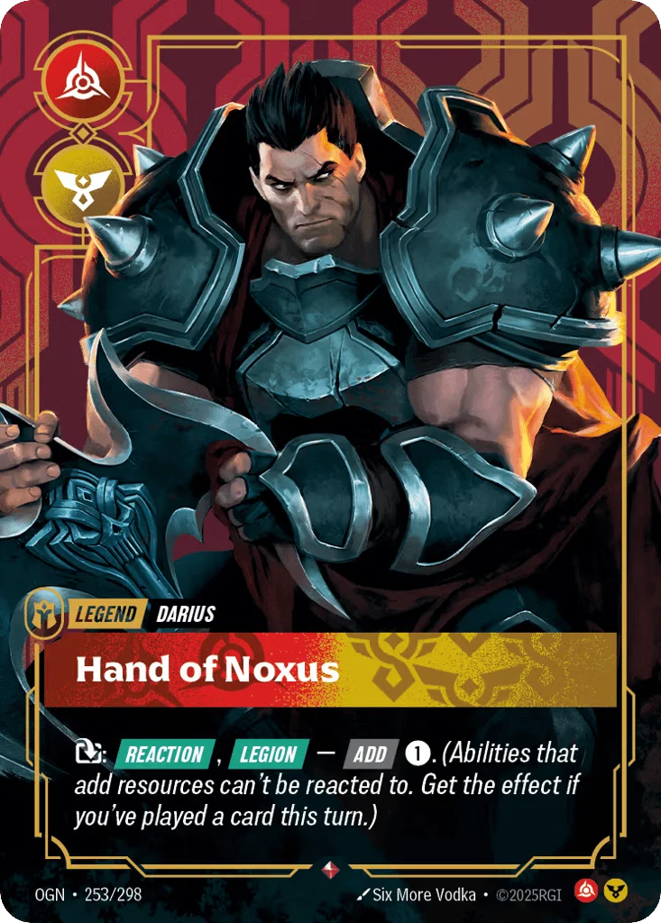 Hand Of Noxus · Origins