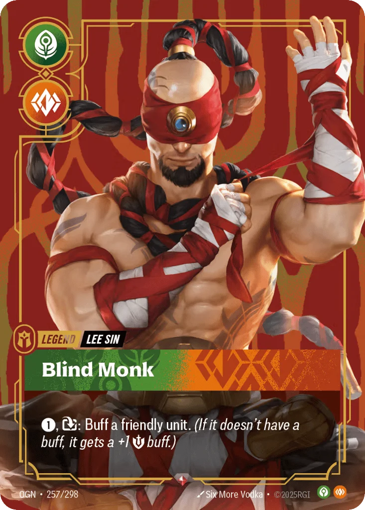 Blind Monk · Origins