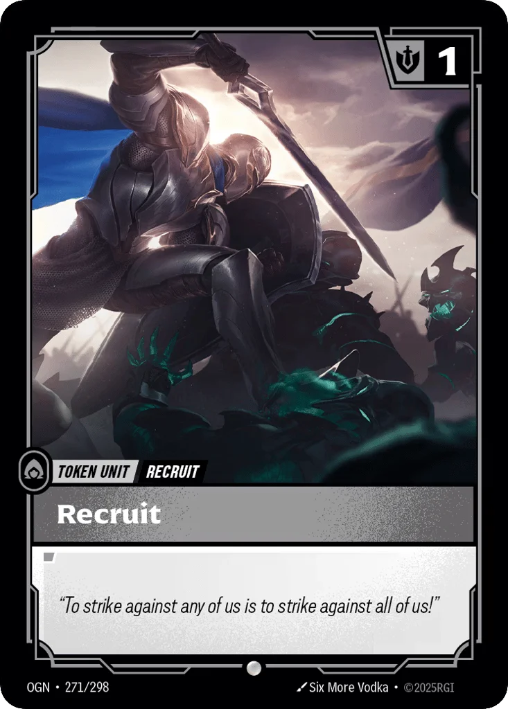 Recruit (de) · Origins