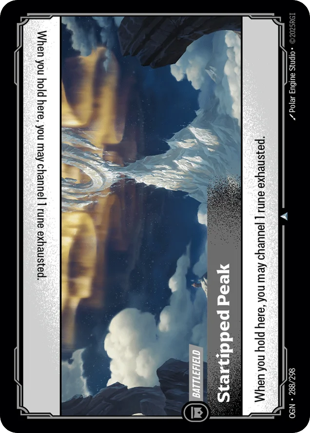 Startipped Peak · Origins
