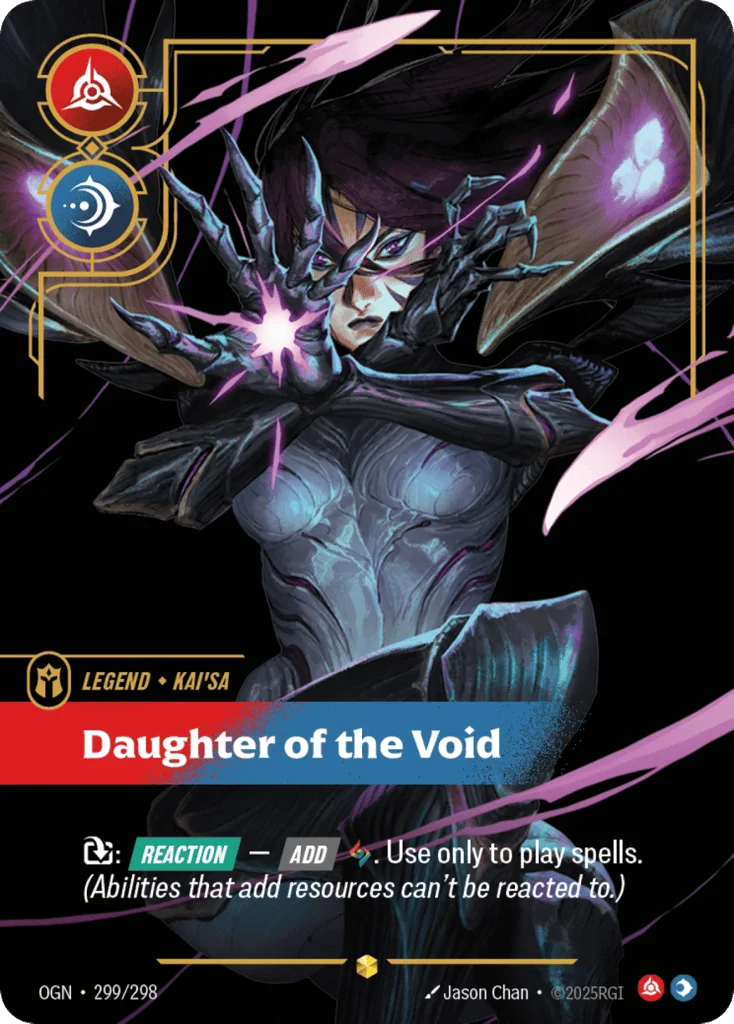 Daughter Of The Void · Origins