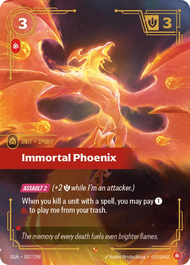 Immortal Phoenix · Origins
