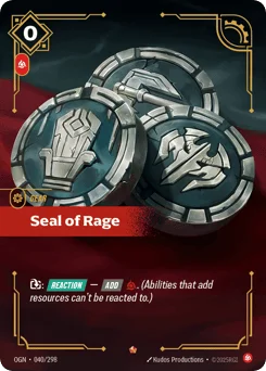 Seal Of Rage