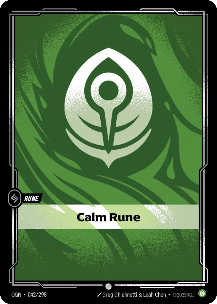 Calm Rune · Origins