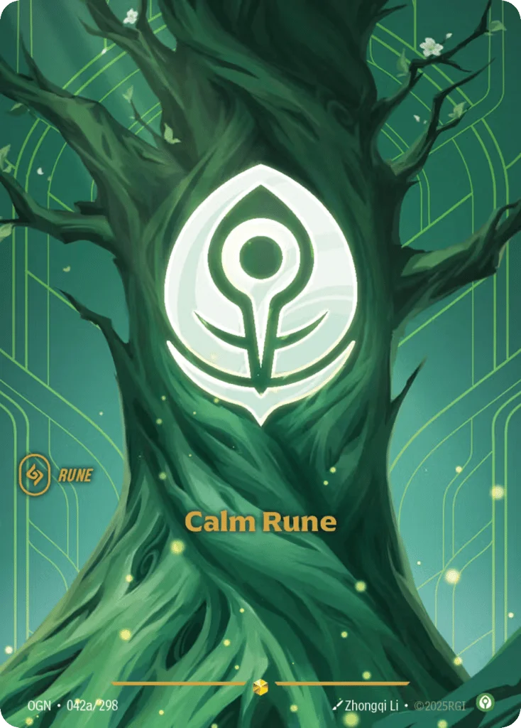 Calm Rune · Origins