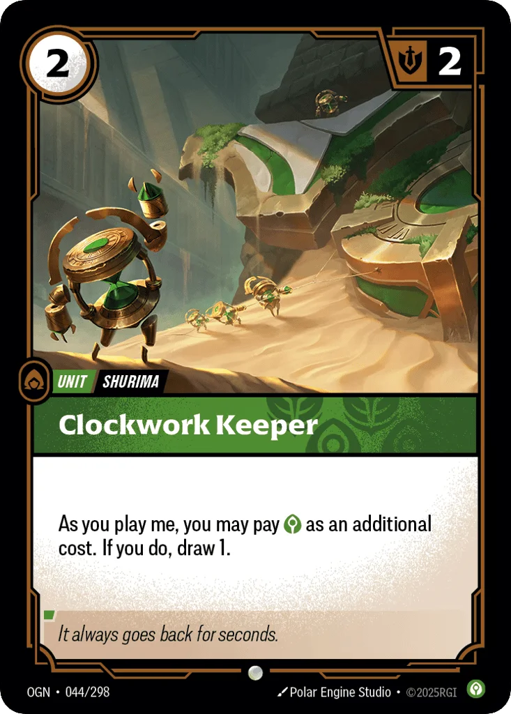Clockwork Keeper · Origins