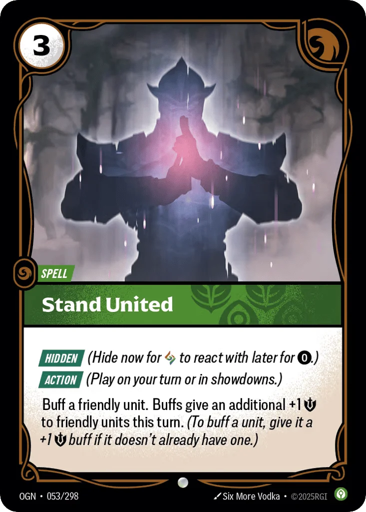 Stand United · Origins