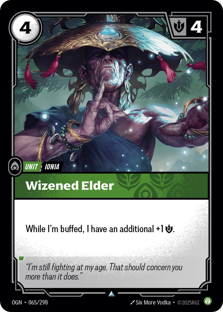 Wizened Elder · Origins
