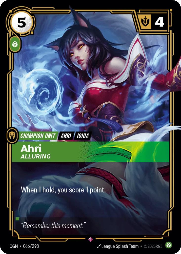 Ahri, Alluring · Origins