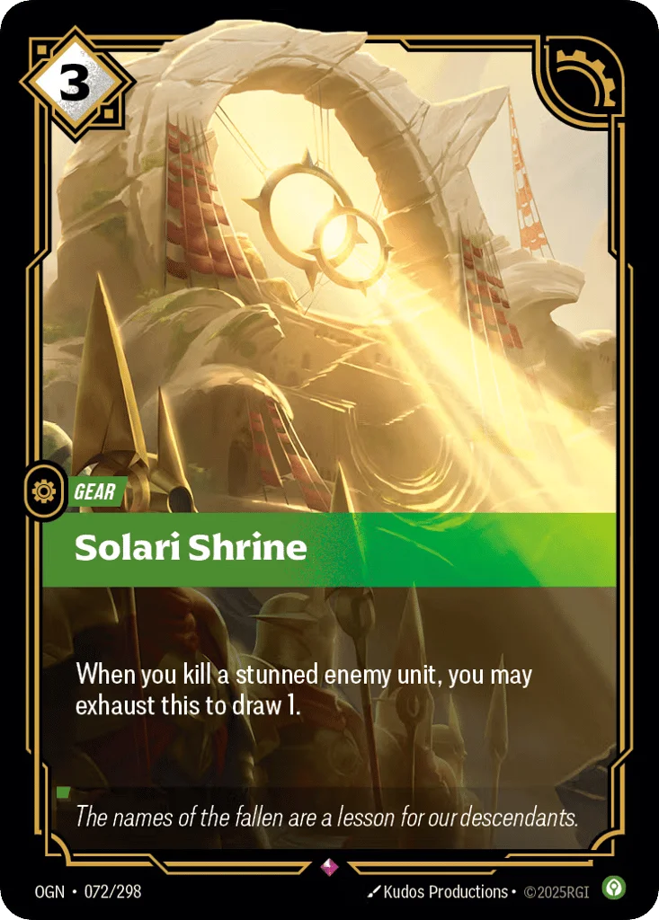 Solari Shrine · Origins